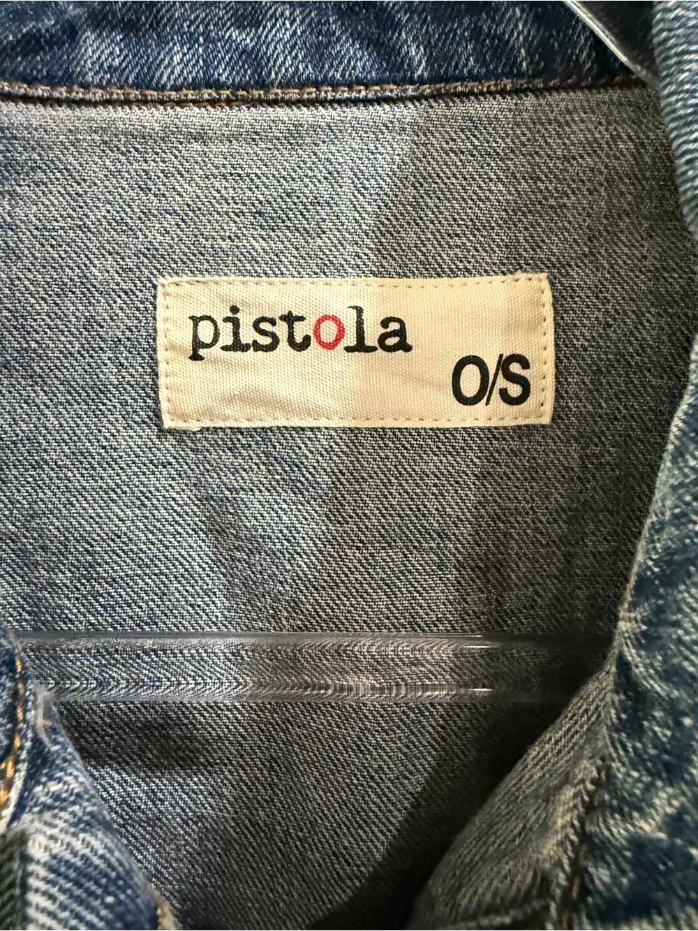 π€ Pistola Oversized Denim Vest β Cape Sleeve, One Size π€ - Picture 2 of 10